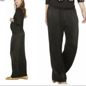 Hatch cupro wide leg pant size 0 maternity
